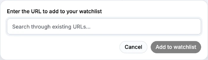 Adding a page to the Watchlist